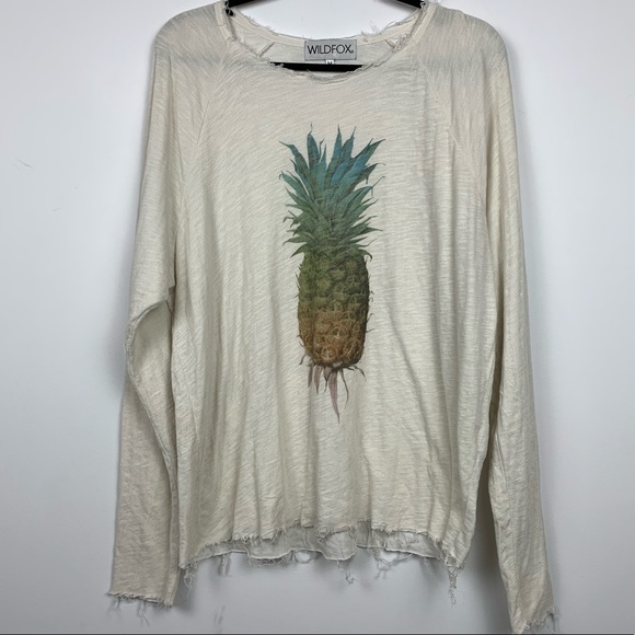 Wildfox Rainbow Pineapple Sunrise Longsleeve Shirt - Picture 3 of 6